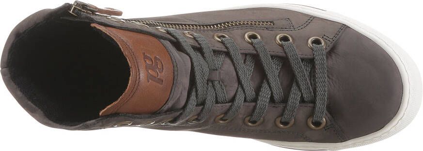 Paul Green Plateausneakers lace-up boots high top sneaker with practical outer zipper