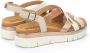 Pikolinos W4N-0650 ~~~~~~~~~~~~~~~~~~~~ Platte sandalenDames Sandalen Wit beige - Thumbnail 19