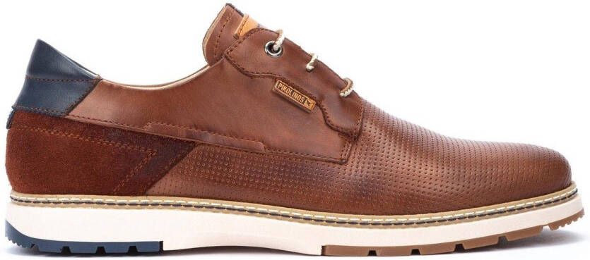 PIKOLINOS Veterschoenen Olvera met logo-patch vrijetijdsschoen lage schoen veterschoen