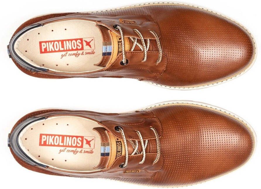 PIKOLINOS Veterschoenen Olvera met logo-patch vrijetijdsschoen lage schoen veterschoen