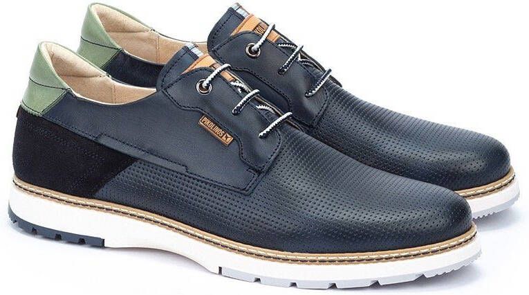 PIKOLINOS Veterschoenen Olvera met logo-patch vrijetijdsschoen lage schoen veterschoen