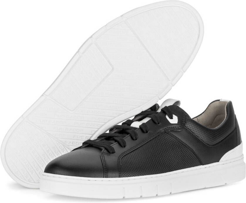 Pius Gabor Plateausneakers vrijetijdsschoen lage schoen veterschoen met perforatie breedte g