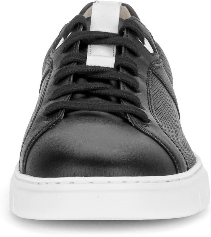 Pius Gabor Plateausneakers vrijetijdsschoen lage schoen veterschoen met perforatie breedte g