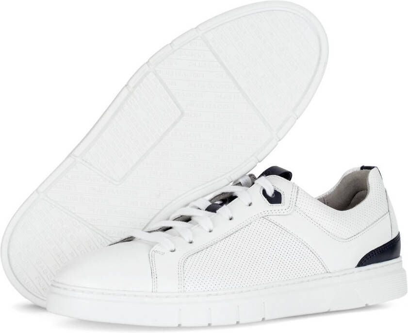 Pius Gabor Plateausneakers vrijetijdsschoen lage schoen veterschoen met perforatie breedte g