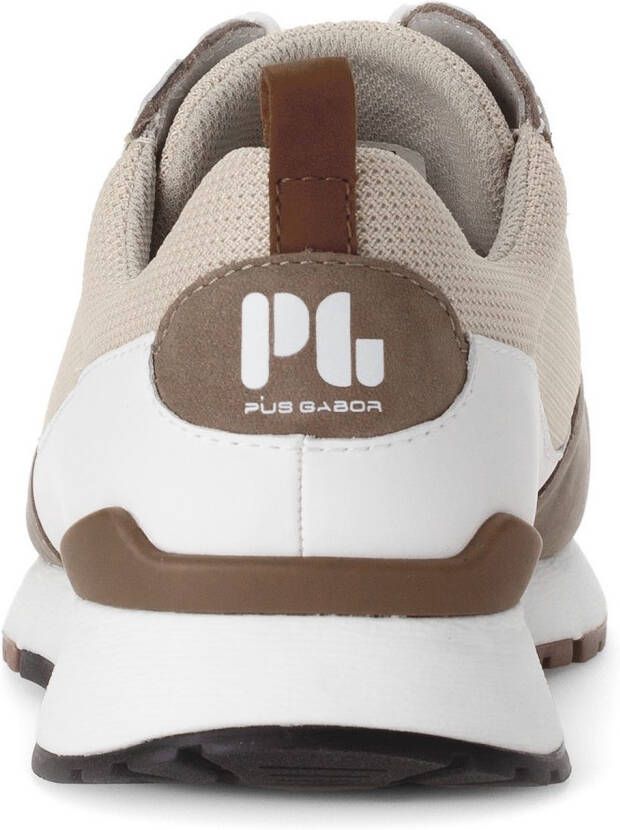 Pius Gabor Sneakers vrijetijdsschoen lage schoen comfortabele schoen veterschoen in breedte g