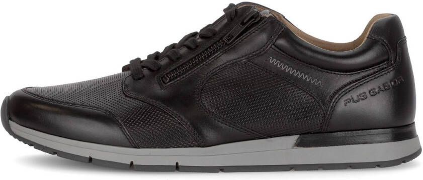Pius Gabor Sneakers vrijetijdsschoen veterschoen lage schoen met logoprent breedte g (=breed)