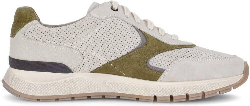 Pius Gabor Sneakers met sleehak vrijetijdsschoen lage schoen veterschoen met contrastafwerkingen g-breedte