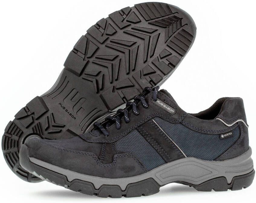 Pius Gabor Sneakers veterschoenen lage schoen vrijetijdsschoen met gore-tex breedte g