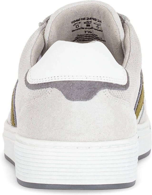 Pius Gabor Sneakers vrijetijdsschoen lage schoen veterschoen met contrastafwerking breedte g