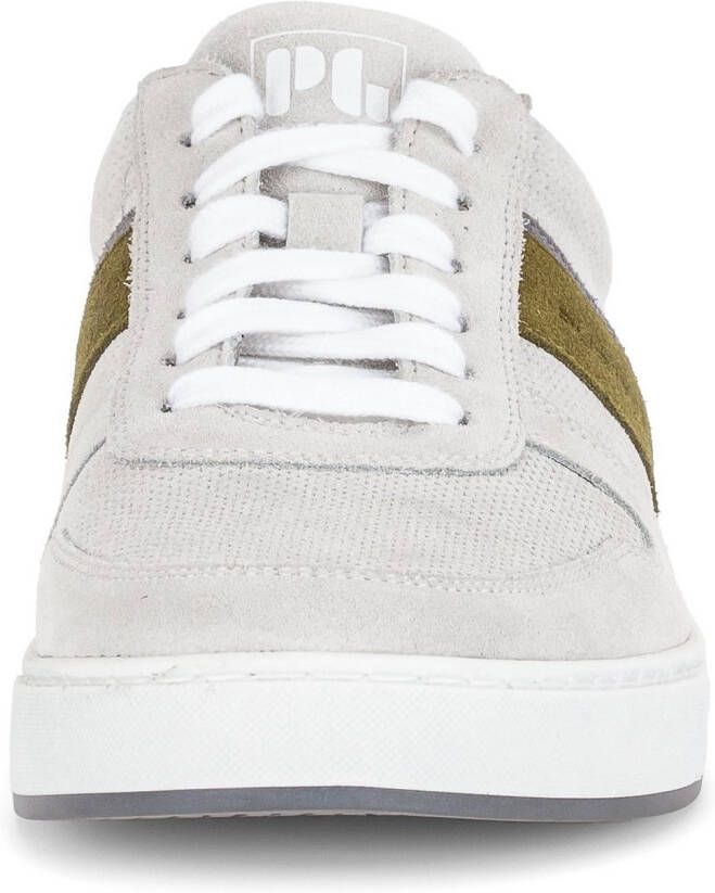 Pius Gabor Sneakers vrijetijdsschoen lage schoen veterschoen met contrastafwerking breedte g