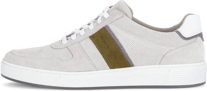 Pius Gabor Sneakers vrijetijdsschoen lage schoen veterschoen met contrastafwerking breedte g