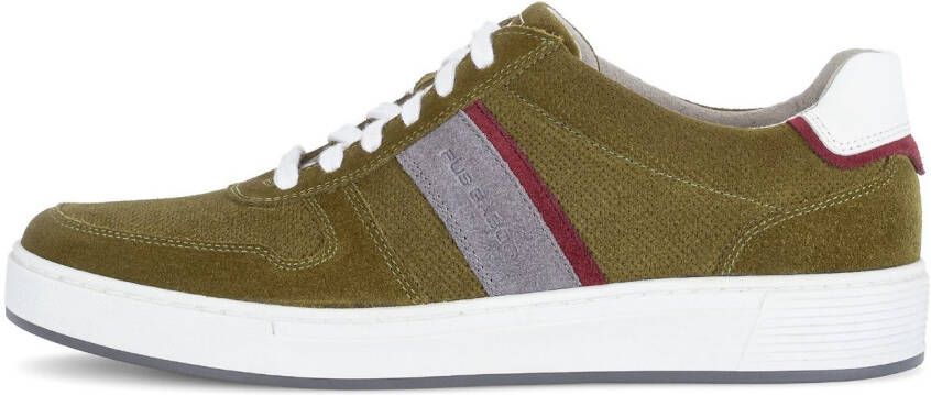 Pius Gabor Sneakers vrijetijdsschoen lage schoen veterschoen met contrastafwerking breedte g
