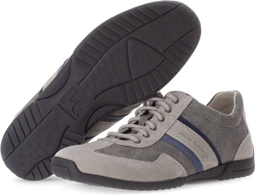 Pius Gabor Sneakers vrijetijdsschoen lage schoen veterschoen met logo breedte g (=breed)