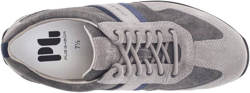 Pius Gabor Sneakers vrijetijdsschoen lage schoen veterschoen met logo breedte g (=breed)