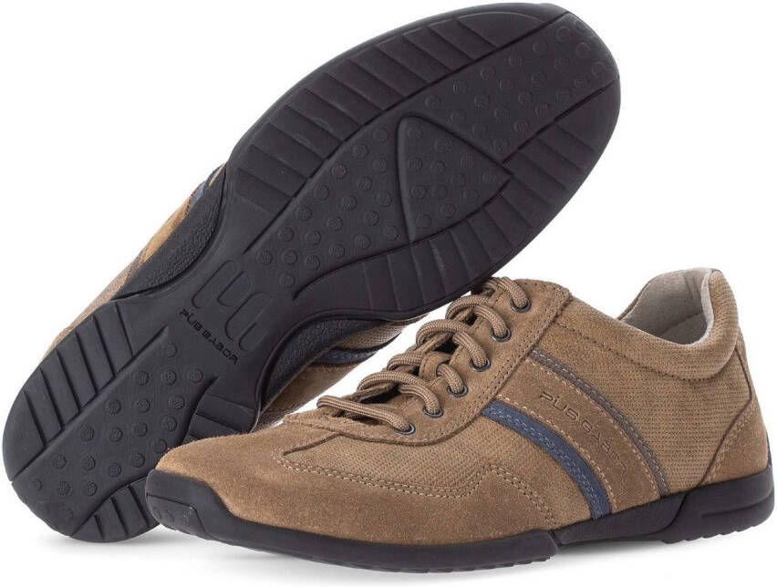 Pius Gabor Sneakers vrijetijdsschoen lage schoen veterschoen met logo breedte g (=breed)