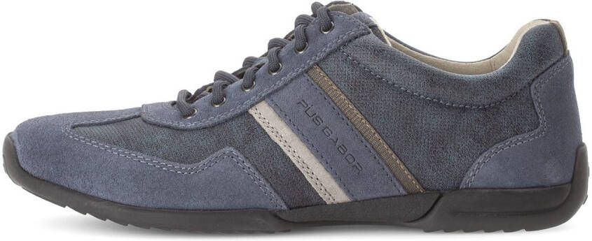 Pius Gabor Sneakers vrijetijdsschoen lage schoen veterschoen met logo breedte g (=breed)