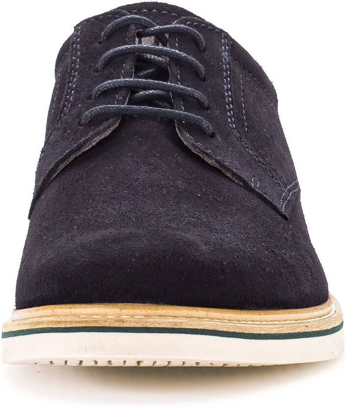 Pius Gabor Veterschoenen blokhak business schoen lage schoen met siersteken g-breedte