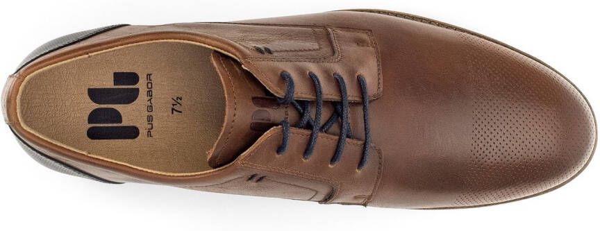 Pius Gabor Veterschoenen blokhak feest schoen business schoen g-breedte (=breed)