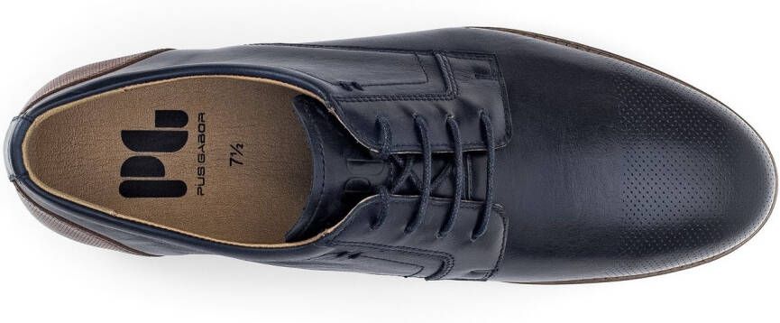 Pius Gabor Veterschoenen blokhak feest schoen business schoen g-breedte (=breed)