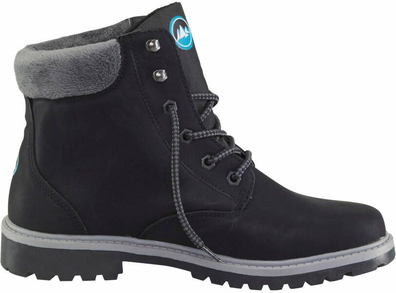 Polarino Hoge veterschoenen Kalmar W veterschoenen laarzen met blokhak