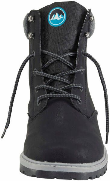 Polarino Hoge veterschoenen Kalmar W veterschoenen laarzen met blokhak