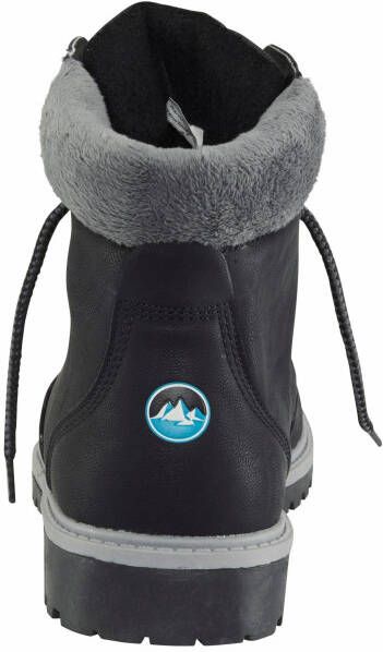 Polarino Hoge veterschoenen Kalmar W veterschoenen laarzen met blokhak