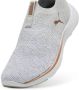 PUMA Softride Premier Slip-On Knit Hardloopschoenen Dames 309834 02 wit - Thumbnail 6