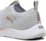 PUMA Softride Premier Slip-On Knit Hardloopschoenen Dames 309834 02 wit - Thumbnail 7