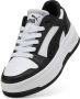 PUMA Rebound Femme Jr Meisjes Sneakers White- Black - Thumbnail 7