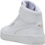PUMA Carina 3.0 Mid Dames Sneakers White- Gold - Thumbnail 6
