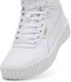 PUMA Carina 3.0 Mid Dames Sneakers White- Gold - Thumbnail 7