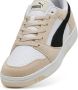 Puma Rebound V6 Low sneakers ecru zwart wit - Thumbnail 13