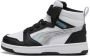 PUMA Rebound V6 Mid Space Belle AC+ PS Meisjes Sneakers Black-Lilac Crush- White - Thumbnail 8
