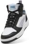 PUMA Rebound V6 Mid Space Belle Jr Meisjes Sneakers Black-Lilac Crush- White - Thumbnail 15