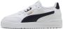 PUMA Shuffle Downtown Unisex Sneakers White-New Navy- Gold - Thumbnail 2