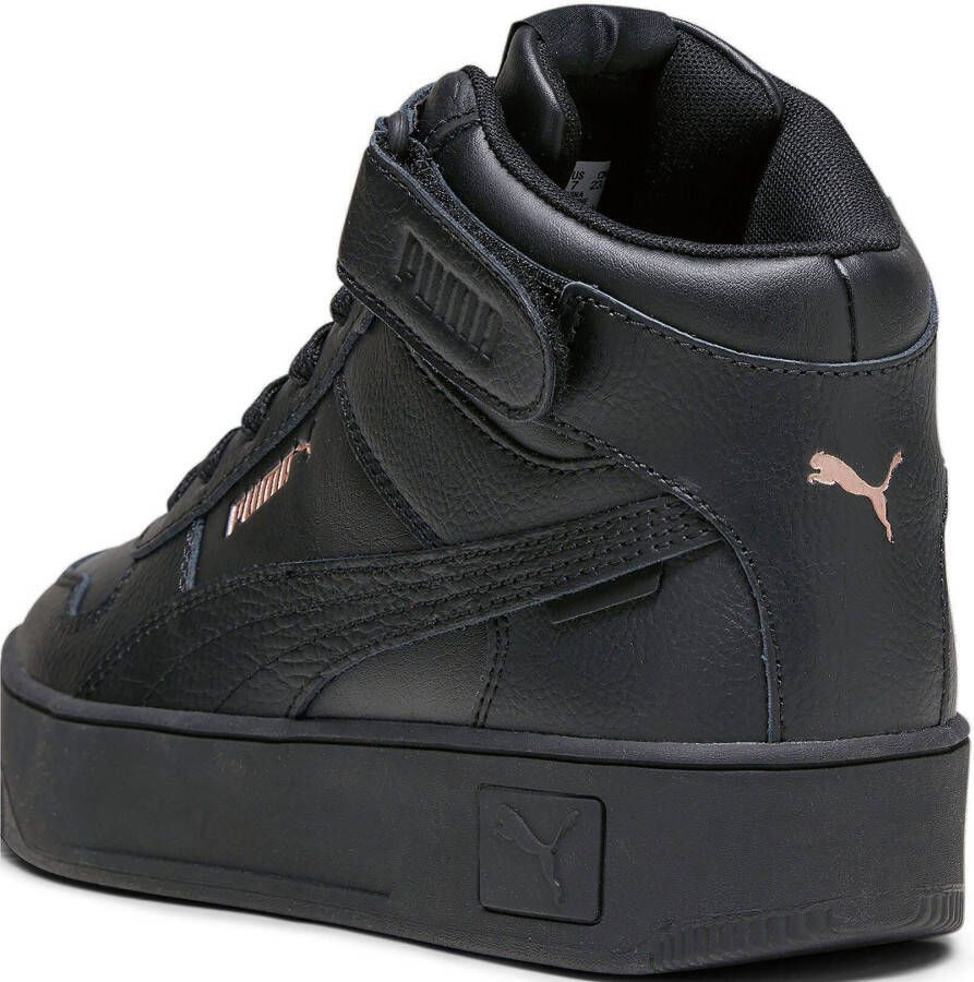 PUMA Carina Street Mid Dames Sneakers Black- Black-Rose Gold - Foto 13
