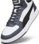 PUMA Caven 2.0 Mid Unisex Sneakers White- Black-Strong Gray- Silver - Thumbnail 10