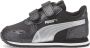 PUMA Peuters Cabana Racer Glitz V PS Inf Sneaker Schoenen Zwart Zilver - Thumbnail 4