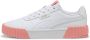 PUMA Carina 3.0 Dames Sneakers White-Pink Fruit- Gold - Thumbnail 4