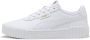 PUMA Carina 3.0 dames sneaker leren schoenen 400365 01 wit - Thumbnail 12