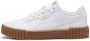 PUMA Carina 3.0 Dames Sneakers White- Gold-Gum - Thumbnail 7