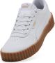 PUMA Carina 3.0 Dames Sneakers White- Gold-Gum - Thumbnail 11