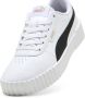 PUMA Carina 3.0 Dames Sneakers White- Black- Gold - Thumbnail 9