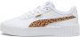PUMA Carina 3.0 Animal Jr Sneakers White-Light Sand- Gold - Thumbnail 15