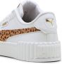 PUMA Carina 3.0 Animal Jr Sneakers White-Light Sand- Gold - Thumbnail 18