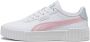 PUMA Carina 3.0 Blurry Dreams Jr Sneakers White-Rose Mauve-Cool Weather - Thumbnail 7