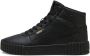 PUMA Carina 3.0 Mid Dames Sneakers Black- Gold - Thumbnail 2