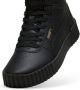 PUMA Carina 3.0 Mid Dames Sneakers Black- Gold - Thumbnail 6