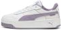 PUMA Carina Street Jr Meisjes Sneakers White-Pale Plum- Silver - Thumbnail 6