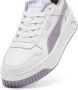 PUMA Carina Street Jr Meisjes Sneakers White-Pale Plum- Silver - Thumbnail 10